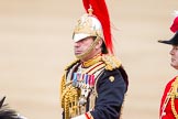 Trooping the Colour 2012: Close-up view of the Silver-Stick-in-Waiting, Colonel S H Cowen, The Blues and Royals (Royal Horse Guards and 1st Dragoons)..
Horse Guards Parade, Westminster,
London SW1,

United Kingdom,
on 16 June 2012 at 11:03, image #206