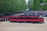 Trooping the Colour 2012: The Escort to the Colour is marching towards No. 6 Guard..
Horse Guards Parade, Westminster,
London SW1,

United Kingdom,
on 16 June 2012 at 11:23, image #324