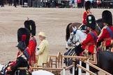 Trooping the Colour 2012: HM The Queen, HRH Prince Philip, and the Royal Colonels watching the Ensing carrying the Colour during the flourish..
Horse Guards Parade, Westminster,
London SW1,

United Kingdom,
on 16 June 2012 at 11:37, image #428