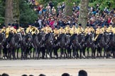 Trooping the Colour 2012: The Mounted Bands of the Household Cavalry during the March Past..
Horse Guards Parade, Westminster,
London SW1,

United Kingdom,
on 16 June 2012 at 11:41, image #462