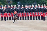 Trooping the Colour 2012: The Field Officer in Brigade Waiting, Lieutenant Colonel R C N Sergeant, Coldstream Guards, commaning, after the Ride Past..
Horse Guards Parade, Westminster,
London SW1,

United Kingdom,
on 16 June 2012 at 12:02, image #610