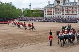 Trooping the Colour 2012: The March Off -  behind all the guardsmen a part of the Royal Procession..
Horse Guards Parade, Westminster,
London SW1,

United Kingdom,
on 16 June 2012 at 12:13, image #685