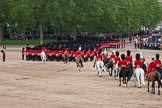 Trooping the Colour 2012: The March Off -  behind all the guardsmen a part of the Royal Procession..
Horse Guards Parade, Westminster,
London SW1,

United Kingdom,
on 16 June 2012 at 12:13, image #686