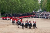 Trooping the Colour 2012: The March Off -  behind all the guardsmen a part of the Royal Procession..
Horse Guards Parade, Westminster,
London SW1,

United Kingdom,
on 16 June 2012 at 12:14, image #690