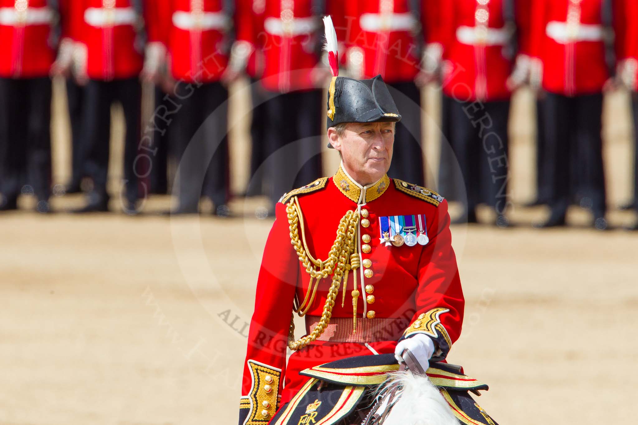 The Colonel's Review 2013: The Equerry in Waiting to Her Majesty, Lieutenant Colonel Alexander Matheson of Matheson, younger..
Horse Guards Parade, Westminster,
London SW1,

United Kingdom,
on 08 June 2013 at 11:06, image #399