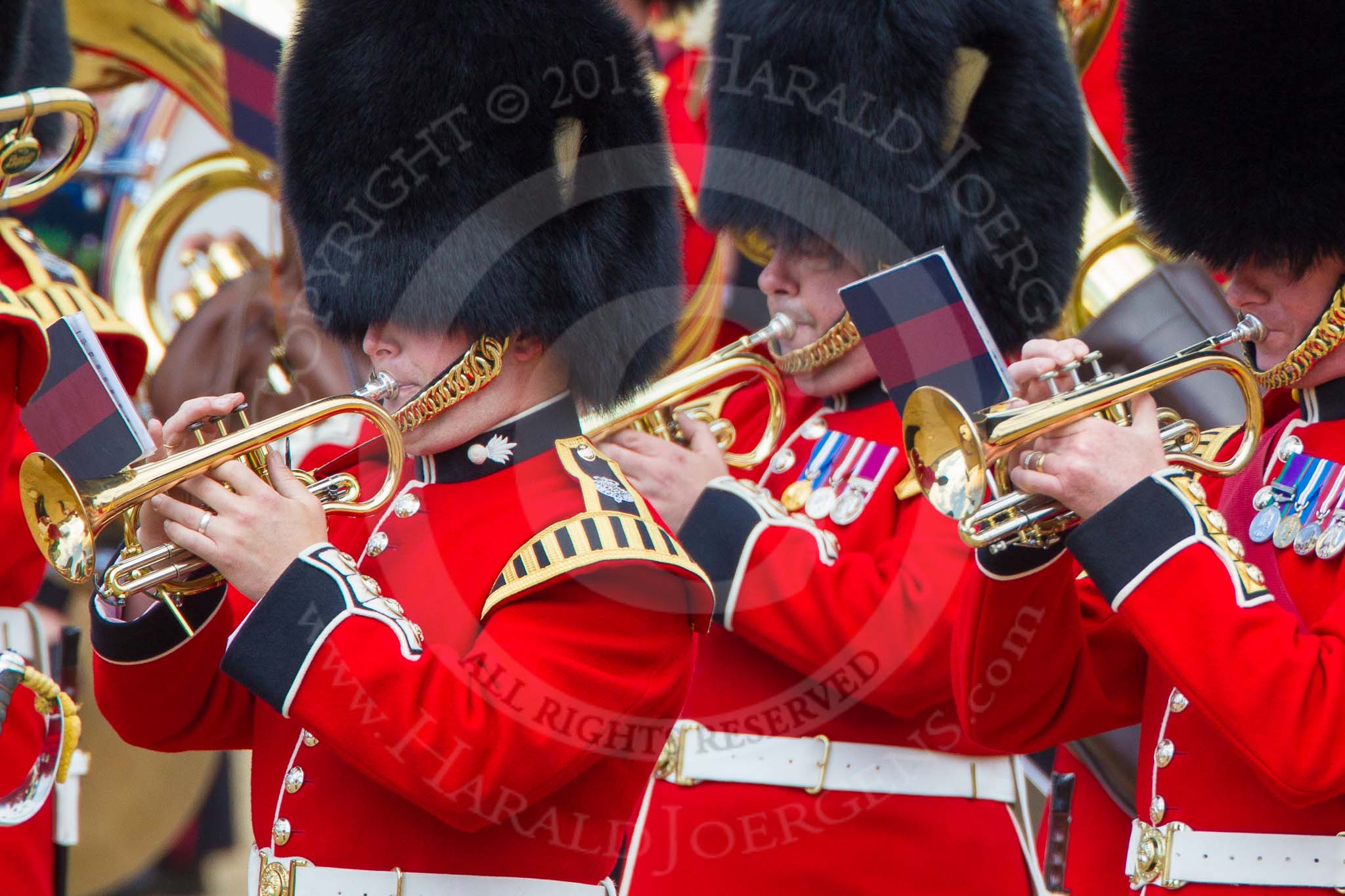 The Colonel's Review 2013: Musicians of  the Grenadier Guards..
Horse Guards Parade, Westminster,
London SW1,

United Kingdom,
on 08 June 2013 at 11:11, image #455