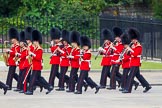 The Colonel's Review 2013: Musicians of the Band of the Coldstream Guards marching on Horse Guards Road..
Horse Guards Parade, Westminster,
London SW1,

United Kingdom,
on 08 June 2013 at 10:13, image #47