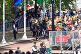 The Colonel's Review 2013: The Mounted Bands of the Household Cavalry are marching down Horse Guards Road as the third element of the Royal Procession, taking position at the northern side of Horse Guards Parade, next to St James's Park.
Horse Guards Parade, Westminster,
London SW1,

United Kingdom,
on 08 June 2013 at 10:56, image #246