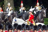 The Colonel's Review 2013: Major General Commanding the Household Division and General Officer Commanding London District, Major George Norton, during the Inspection of the Line..
Horse Guards Parade, Westminster,
London SW1,

United Kingdom,
on 08 June 2013 at 11:05, image #376