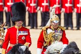 The Colonel's Review 2013: The Non-Royal Colonels, Colonel Coldstream Guards General Sir James Bucknall and Gold Stick in Waiting and Colonel Life Guards, Field Marshal the Lord Guthrie of Craigiebank..
Horse Guards Parade, Westminster,
London SW1,

United Kingdom,
on 08 June 2013 at 11:06, image #405