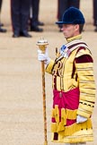 The Colonel's Review 2013: Drum Major Neill Lawman, Welsh Guards..
Horse Guards Parade, Westminster,
London SW1,

United Kingdom,
on 08 June 2013 at 11:11, image #447