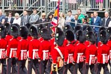 The Colonel's Review 2013: The Escort Tto the Colour is marching towards No.6 Guard..
Horse Guards Parade, Westminster,
London SW1,

United Kingdom,
on 08 June 2013 at 11:23, image #554