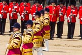 The Colonel's Review 2013: The five Drum Majors leading the Massed Bands as they are playing the Grenadiers Slow March..
Horse Guards Parade, Westminster,
London SW1,

United Kingdom,
on 08 June 2013 at 11:23, image #557