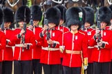 The Colonel's Review 2013: Captain F O Lloyd-George gives the orders for No. 1 Guard (Escort to the Colour),1st Battalion Welsh Guards..
Horse Guards Parade, Westminster,
London SW1,

United Kingdom,
on 08 June 2013 at 11:26, image #587