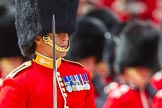 The Colonel's Review 2013: Major of the Parade, Major H G C Bettinson, Welsh Guards, leading the March Past..
Horse Guards Parade, Westminster,
London SW1,

United Kingdom,
on 08 June 2013 at 11:33, image #624