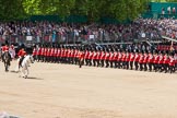 The Colonel's Review 2013: The Field Officer in Brigade Waiting, Lieutenant Colonel Dino Bossi, Welsh Guards, and the Major of the Parade, Major H G C Bettinson, Welsh Guards, leading the March Past..
Horse Guards Parade, Westminster,
London SW1,

United Kingdom,
on 08 June 2013 at 11:32, image #620