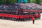 The Colonel's Review 2013: The March Past in Quick Time - the Major of the Parade, Major H G C Bettinson, Welsh Guards, and the Field Officer in Brigade Waiting, Lieutenant Colonel Dino Bossi, Welsh Guards..
Horse Guards Parade, Westminster,
London SW1,

United Kingdom,
on 08 June 2013 at 11:43, image #686