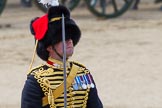 The Colonel's Review 2013: The Ride Past - the King's Troop Royal Horse Artillery. Here the Commanding Officer, Major Mark Edward, Royal Horse Artillery..
Horse Guards Parade, Westminster,
London SW1,

United Kingdom,
on 08 June 2013 at 11:56, image #761