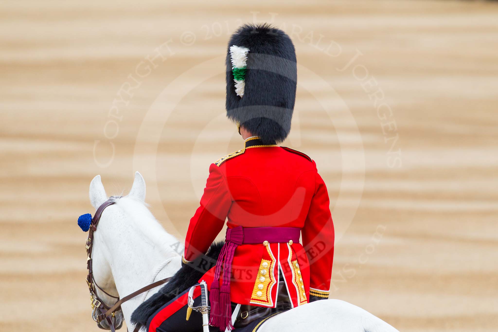 Major General's Review 2013: The Adjutant of the Parade, Captain C J P Davies, Welsh Guards..
Horse Guards Parade, Westminster,
London SW1,

United Kingdom,
on 01 June 2013 at 10:35, image #144