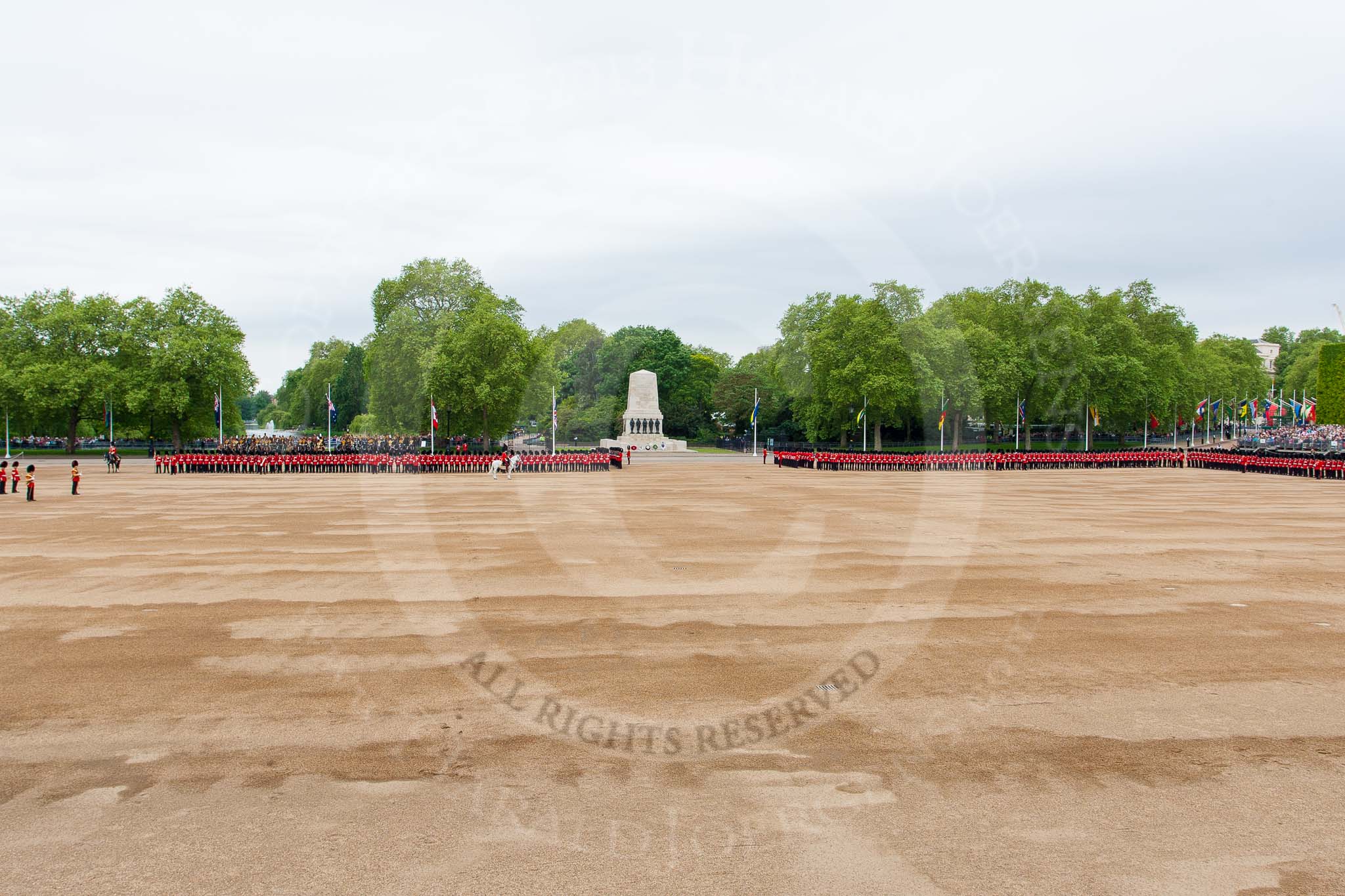 Major General's Review 2013: No. 3 Guard, 1st Battalion Welsh Guards, at the gap in the line for members of the Royal Family..
Horse Guards Parade, Westminster,
London SW1,

United Kingdom,
on 01 June 2013 at 10:44, image #187