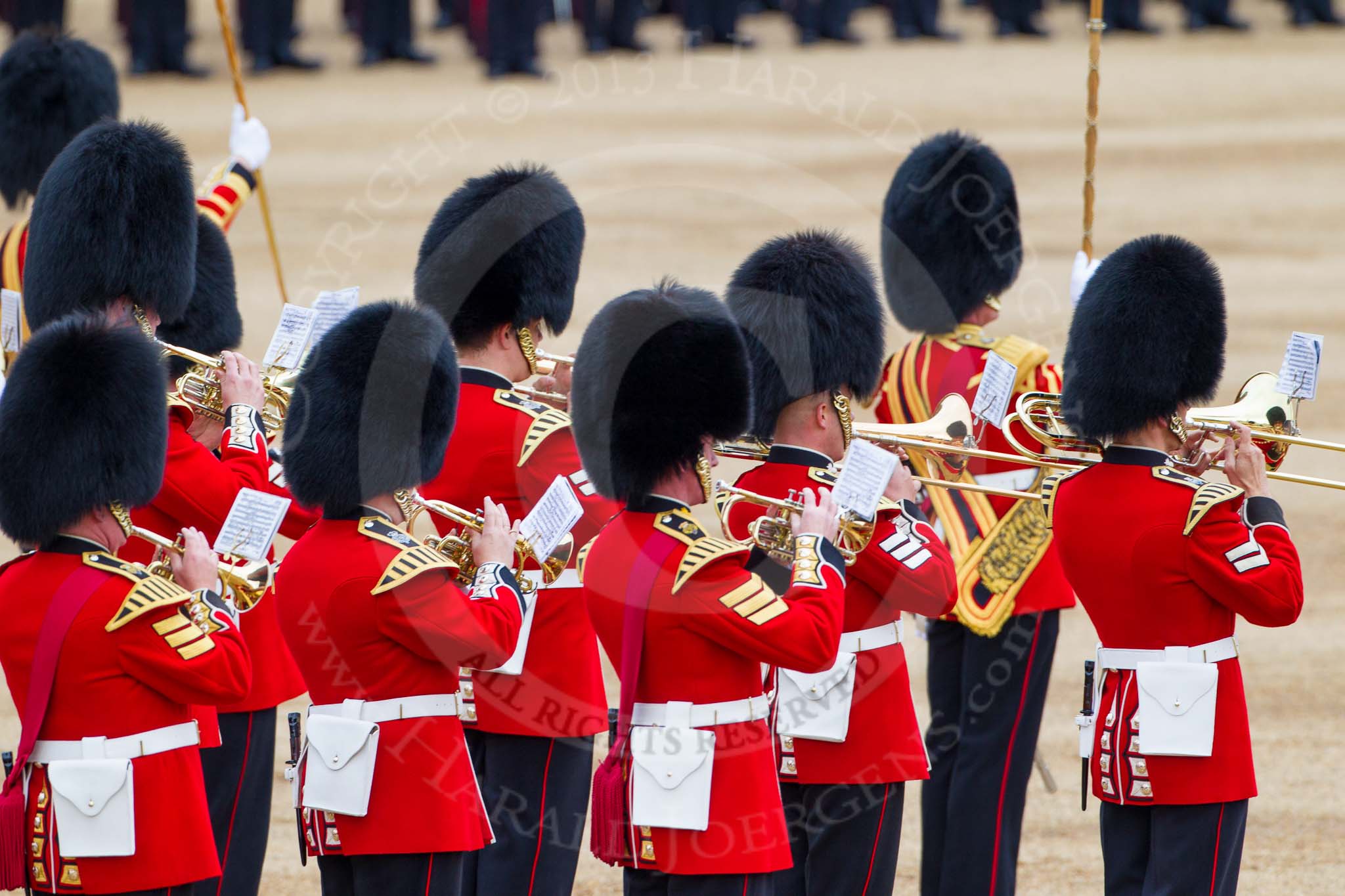Major General's Review 2013: Musicians of  the Grenadier Guards..
Horse Guards Parade, Westminster,
London SW1,

United Kingdom,
on 01 June 2013 at 11:14, image #356