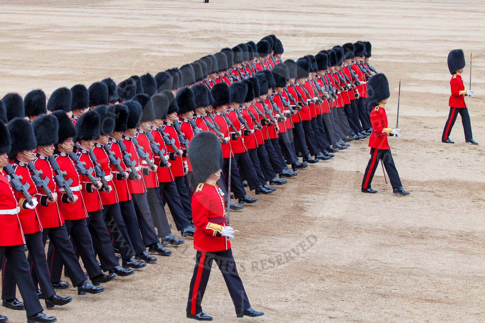 Major General's Review 2013: The March Past in Slow Time-No.5 Guard, F Comapny Scouts Guards..
Horse Guards Parade, Westminster,
London SW1,

United Kingdom,
on 01 June 2013 at 11:35, image #505