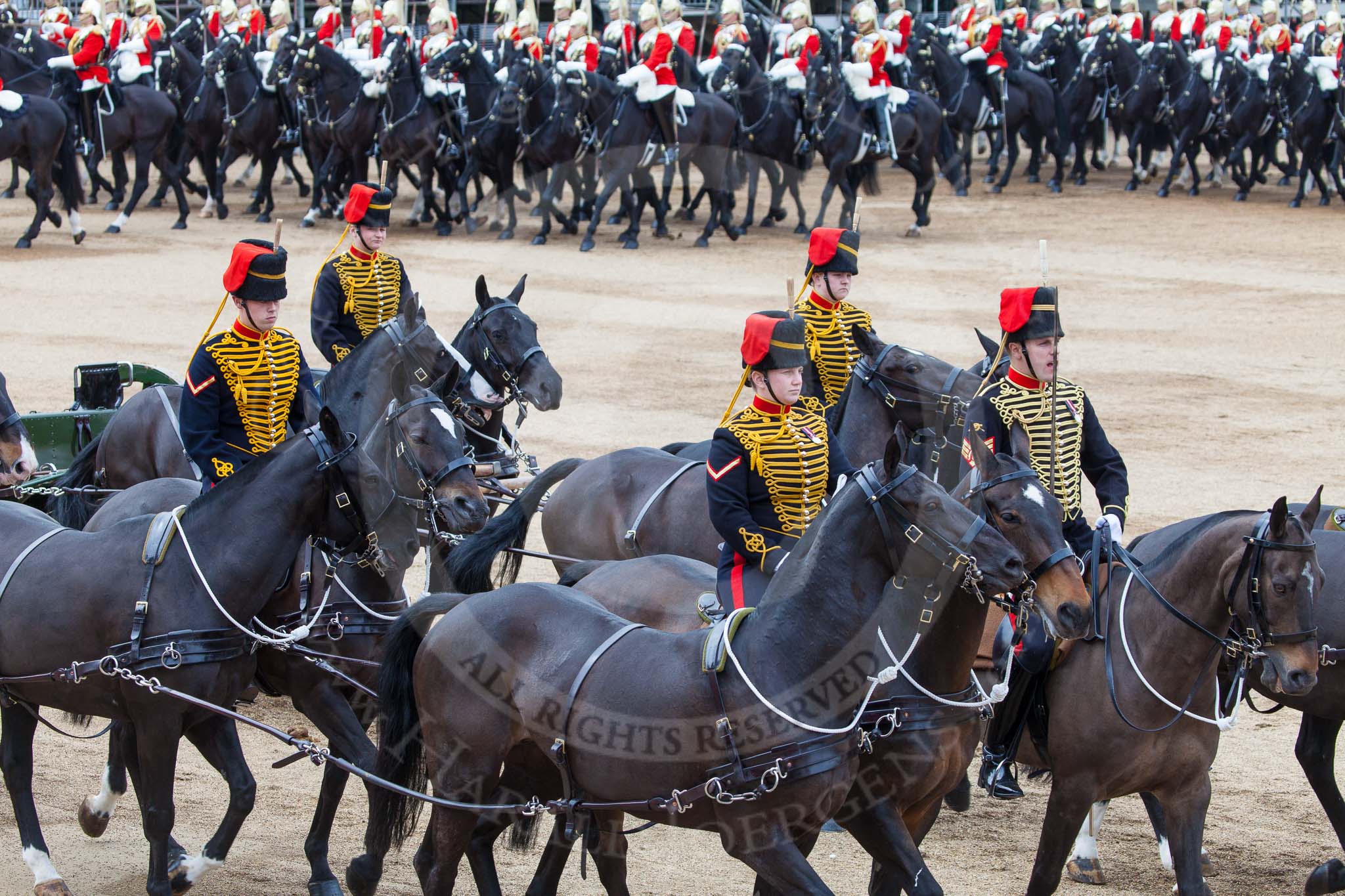 Major General's Review 2013: The Ride Past - the King's Troop Royal Horse Artillery..
Horse Guards Parade, Westminster,
London SW1,

United Kingdom,
on 01 June 2013 at 11:52, image #607