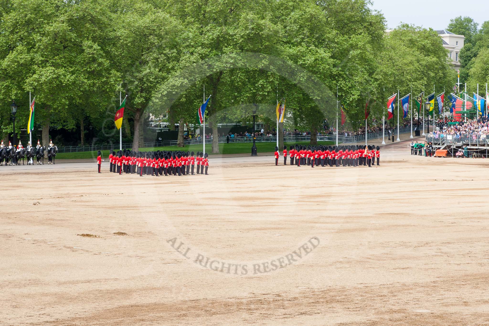 Major General's Review 2013: The six guards change formation, from a long, L-shaped line of guardsmen to six divisions..
Horse Guards Parade, Westminster,
London SW1,

United Kingdom,
on 01 June 2013 at 12:02, image #680