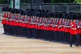 Major General's Review 2013: No. 3 Guard,1st Battalion Welsh Guards, getting into position on Horse Guards Parade..
Horse Guards Parade, Westminster,
London SW1,

United Kingdom,
on 01 June 2013 at 10:28, image #103
