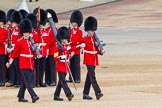 Major General's Review 2013: Colour Sergeant Robert J Heath, carrying the Colour and two sentries, Guardsman Bilton and Guardsman Pervis, marching to their position on Horse Guards Parade..
Horse Guards Parade, Westminster,
London SW1,

United Kingdom,
on 01 June 2013 at 10:30, image #113