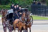 Major General's Review 2013: The carriages that will carry members of the Royal Family are turning from Horse Guards Road onto Horse Guards Parade on their way to Horse Guards Building..
Horse Guards Parade, Westminster,
London SW1,

United Kingdom,
on 01 June 2013 at 10:51, image #203