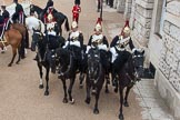 Major General's Review 2013: Four Troopers of The Blue and Royals (Royal Horse Guards and 1st Dragoons)..
Horse Guards Parade, Westminster,
London SW1,

United Kingdom,
on 01 June 2013 at 11:02, image #286