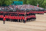 Major General's Review 2013: The March Past in Slow Time - the Ensign, Second Lieutenant Joel Dinwiddle, in front of No. 1 Guard, the Escort to the Colour..
Horse Guards Parade, Westminster,
London SW1,

United Kingdom,
on 01 June 2013 at 11:33, image #481