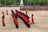 Major General's Review 2013: The March Past in Slow Time - the Ensign, Second Lieutenant Joel Dinwiddle, in front of No. 1 Guard, the Escort to the Colour..
Horse Guards Parade, Westminster,
London SW1,

United Kingdom,
on 01 June 2013 at 11:34, image #488