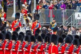 Trooping the Colour 2013: The Royal Colonels following HM The Queen in the Royal Procession, HRH The Duke of Cambridge, HRH The Prince of Wales, and HRH The Princess Royal..
Horse Guards Parade, Westminster,
London SW1,

United Kingdom,
on 15 June 2013 at 10:58, image #259