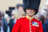 Trooping the Colour 2013: Foot Guards Regimental Adjutant Major G V A Baker, Grenadier Guards, during the Inspection of the Line..
Horse Guards Parade, Westminster,
London SW1,

United Kingdom,
on 15 June 2013 at 11:03, image #327