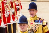 Trooping the Colour 2013: Drum Major D P Thomas, Grenadier Guards, and Senior Drum Major M J Betts, Grenadier Guards, commanding..
Horse Guards Parade, Westminster,
London SW1,

United Kingdom,
on 15 June 2013 at 11:52, image #645