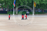 Trooping the Colour 2013: The Keepers of the Ground are all getting into position for their regiments that will arrive shortly. Image #60, 15 June 2013 10:16 Horse Guards Parade, London, UK