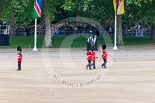 Trooping the Colour 2013: The Keepers of the Ground are all getting into position for their regiments that will arrive shortly. Image #61, 15 June 2013 10:17 Horse Guards Parade, London, UK