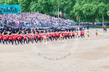 Trooping the Colour 2013: The Massed Band Troop begins with the slow march - the Waltz from Les Huguenots. Image #391, 15 June 2013 11:09 Horse Guards Parade, London, UK