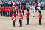 Trooping the Colour 2013: The Ensign, Ensign, Second Lieutenant Joel Dinwiddle, has taken over the Colour. Image #458, 15 June 2013 11:21 Horse Guards Parade, London, UK