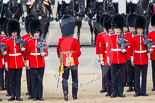 Trooping the Colour 2013: The officers are moving to the rear of the line of guardsmen for the March Past. Image #512, 15 June 2013 11:29 Horse Guards Parade, London, UK