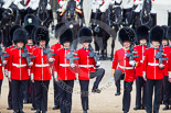 Trooping the Colour 2013: The officers are moving to the rear of the line of guardsmen for the March Past. Image #513, 15 June 2013 11:29 Horse Guards Parade, London, UK