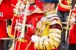 Trooping the Colour 2013: Close-up profile view of Drum Major Neill Lawman, Welsh Guards. Image #636, 15 June 2013 11:51 Horse Guards Parade, London, UK