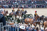 Trooping the Colour 2013: The Ride Past - the King's Troop Royal Horse Artillery. Image #679, 15 June 2013 11:54 Horse Guards Parade, London, UK