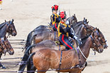 Trooping the Colour 2013: The Ride Past - the King's Troop Royal Horse Artillery. Image #681, 15 June 2013 11:54 Horse Guards Parade, London, UK