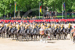 Trooping the Colour 2013: The Mounted Bands of the Household Cavalry during the Ride Past. Image #706, 15 June 2013 11:56 Horse Guards Parade, London, UK