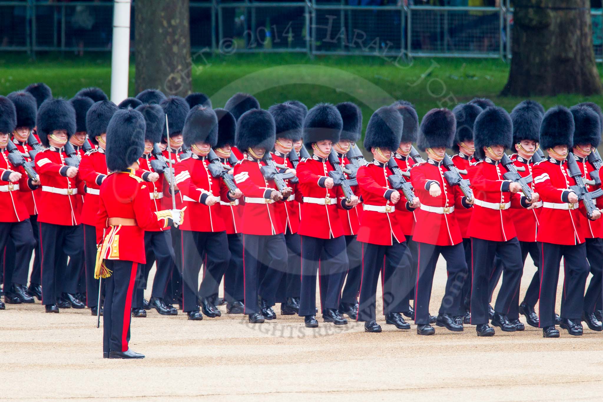 Trooping the Colour 2014.
Horse Guards Parade, Westminster,
London SW1A,

United Kingdom,
on 14 June 2014 at 10:24, image #127
