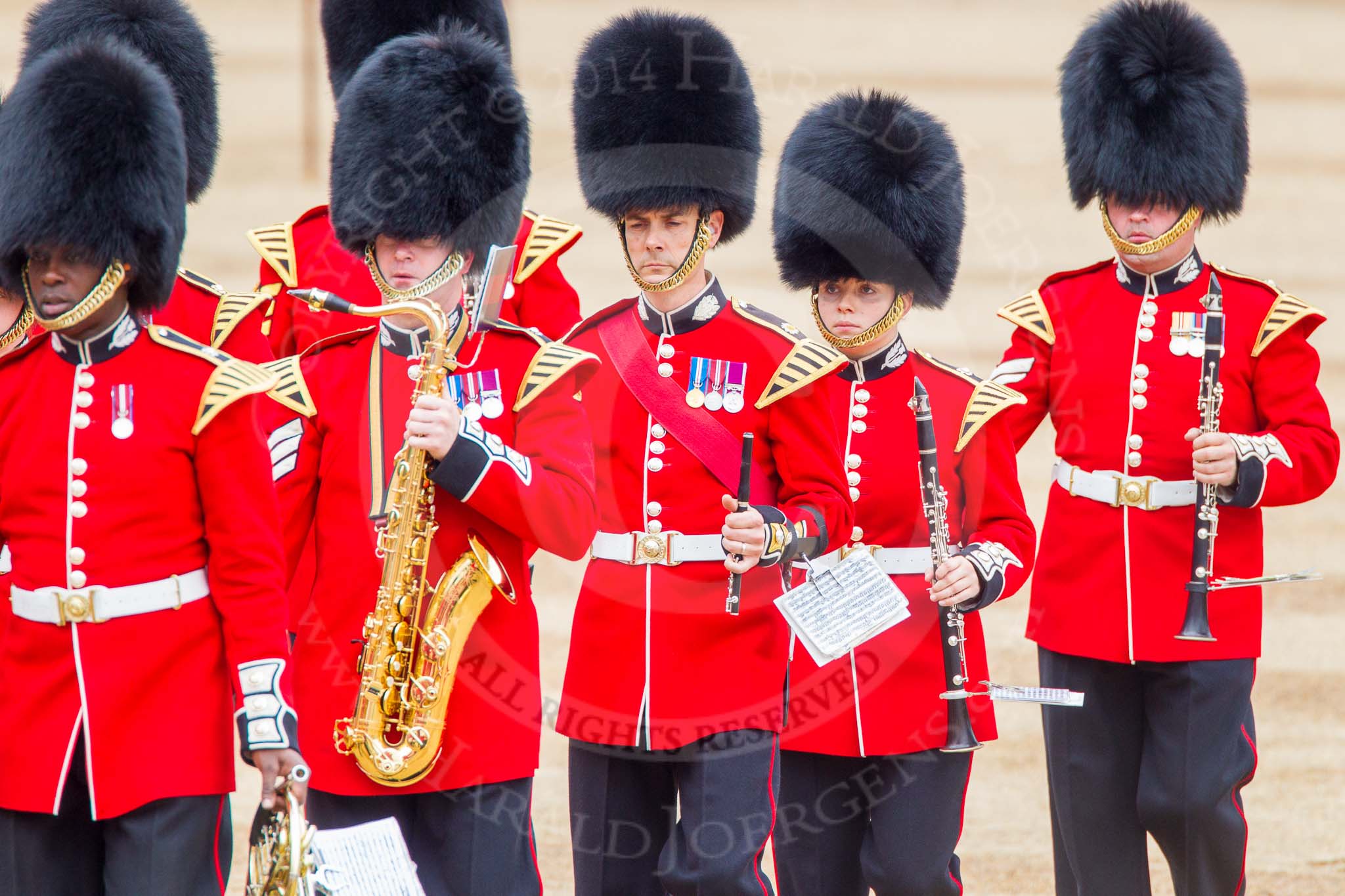 Trooping the Colour 2014.
Horse Guards Parade, Westminster,
London SW1A,

United Kingdom,
on 14 June 2014 at 10:25, image #142