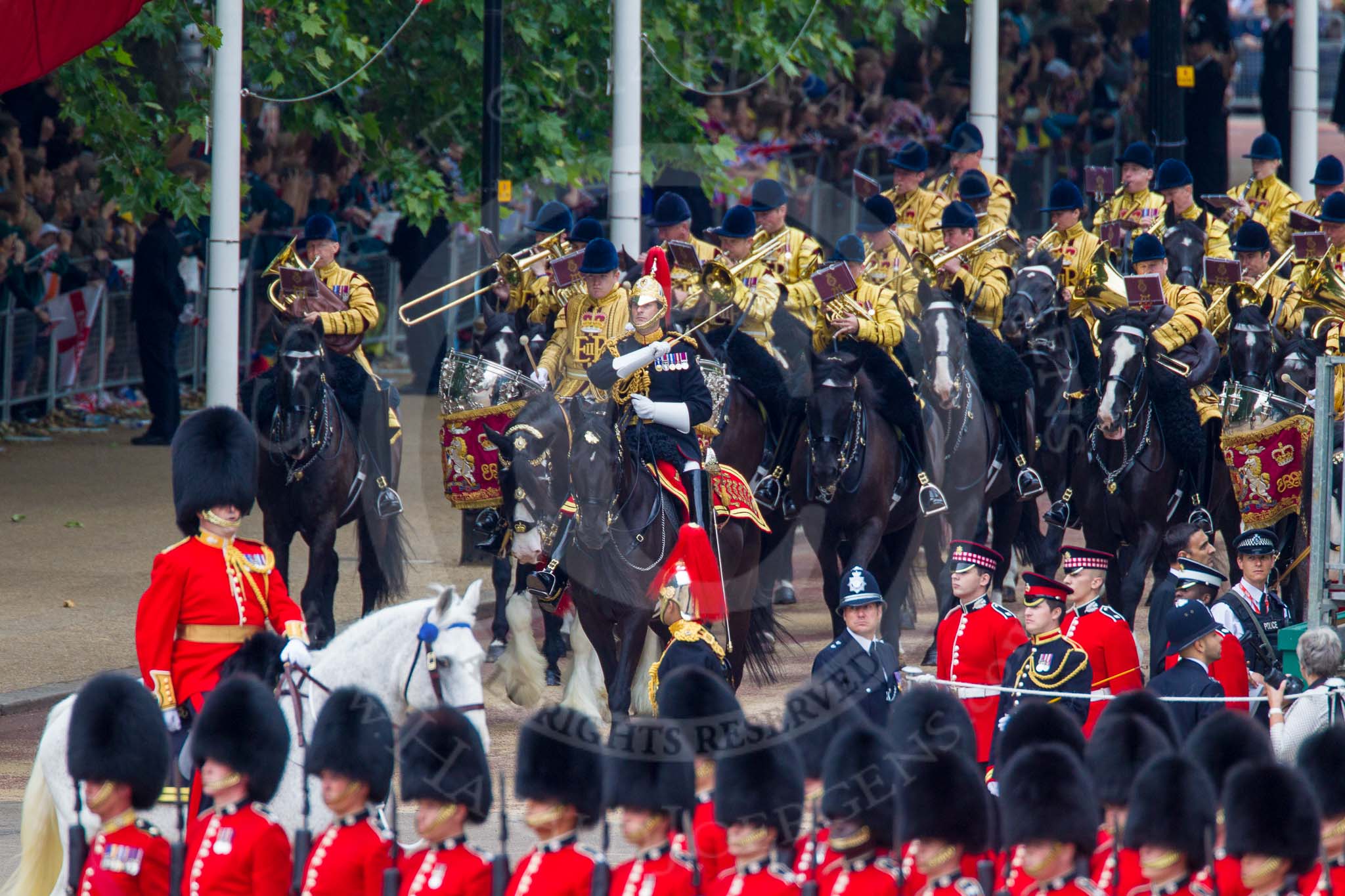 Trooping the Colour 2014.
Horse Guards Parade, Westminster,
London SW1A,

United Kingdom,
on 14 June 2014 at 10:56, image #310